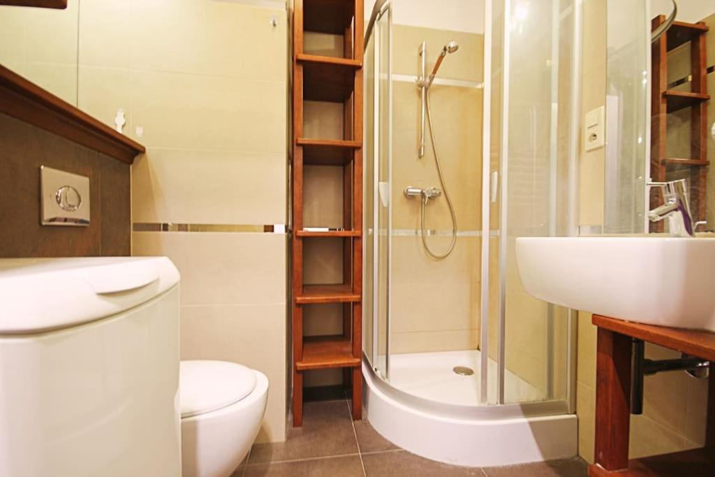 Ferienwohnung Parkowy Apartament Breslau Exterior foto